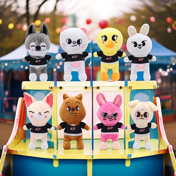 Skzoo Plush Toys, Birthday Gifts, Collectibles (Wolf)