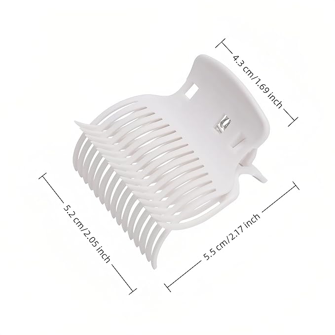 9-Pack Anti-Slip Curl Claw Clips for All Curling Iron Sizes - Heat-Resistant Plastic Hair Holders for Secure Styling, Reusable Curl Holders for Salon-Quality Waves