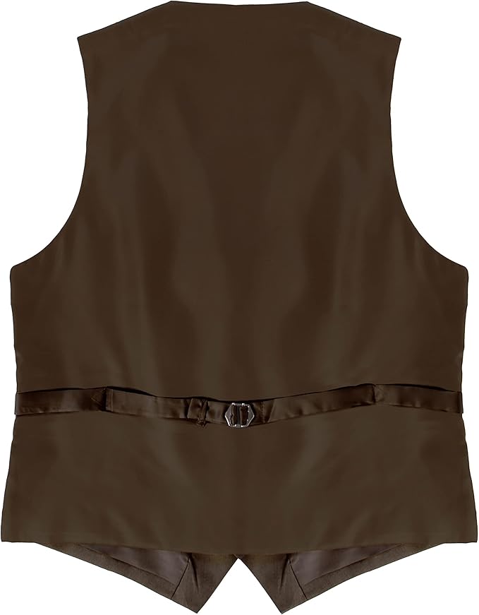 Gioberti Men's Formal Suit Vest Fit for Business or Casual Dress