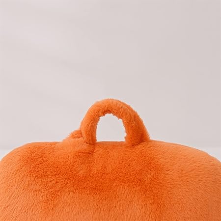 Aimuan Reading Pillow Bed Rest Wedge Large Adult Backrest Pillow with Arms Back Support for Sitting Up in Bed Cushion Incline Rest Sleeping Snoring Pillow, Orange