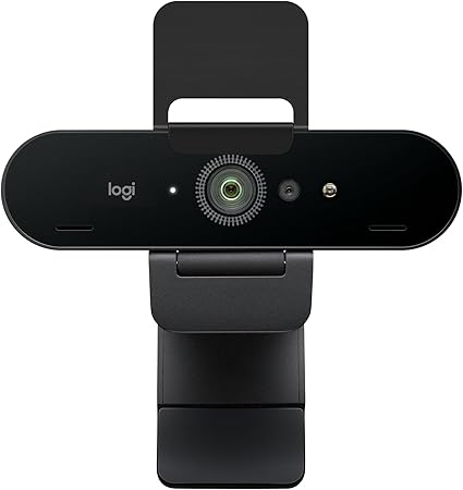 Logitech Brio PRO X 4K Webcam, Ultra 4K HD Video Calling, Noise-Canceling mic, HD Auto Light Correction, Adjustable Field of View, Microsoft Teams, Zoom, Google Voice, PC/Mac/Laptop/MacBook/Tablet