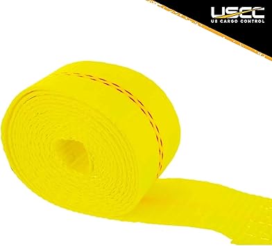 US Cargo Control Lasso Strap, 2 Inch X 10 Foot Lasso Strap with O-Ring, Great for Low Clearance Car Hauling Applications, Universal Wheel Tie Down Strap
