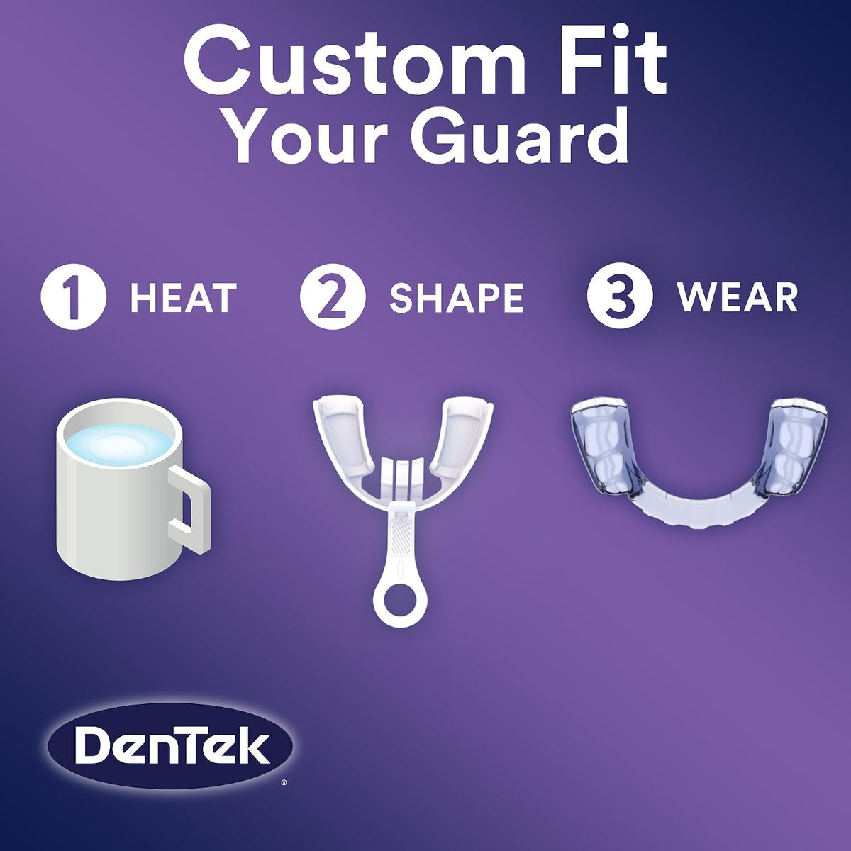 DenTek Ultimate Dental Guard, Slim-Fit Mouth Guard for Grinding Teeth at Night, FDA Cleared Night Guard, 1 Count
