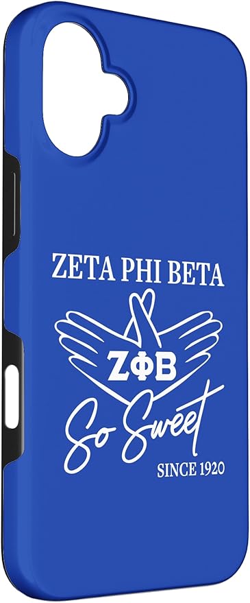 iPhone 16 Plus Zeta Phi Beta Sorority Sisterhood Case