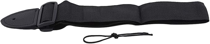Sevenfly Adjustable Guitar Strap Suitable for Electric, Acoustic Guitar, Bass (Black)