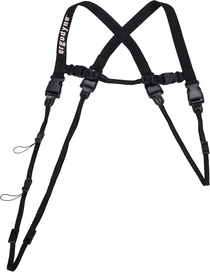 Ergodyne - 19163 Squids 3132 Barcode Scanner Harness, Black, Small