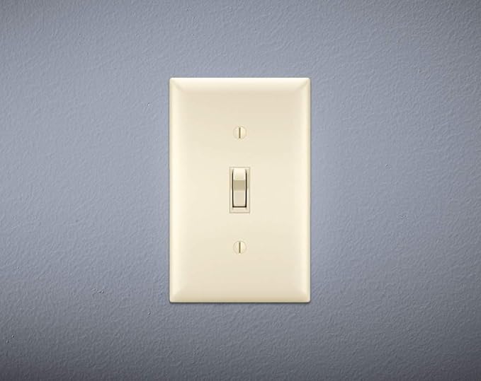 Legrand-Pass Seymour 663LAGU Three Way Toggle Switch 15-Amp 120-volt Grounded Light, Almond (Pack of 2)