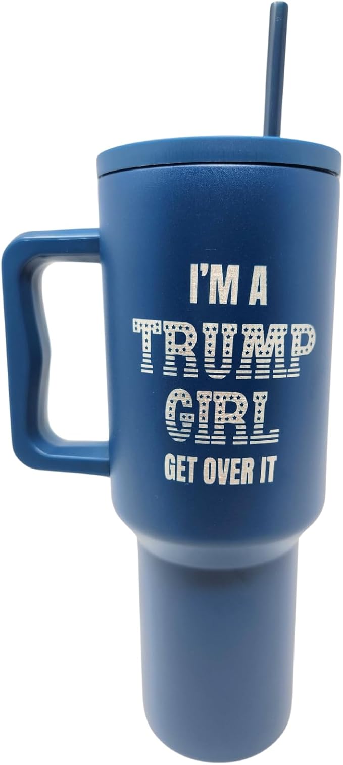 FTB Creative Political Series Tumblers, 40oz Trump Girl, No leak