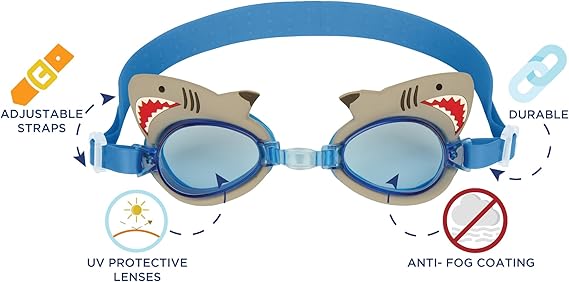 Stephen Joseph Swim Goggles, Shark