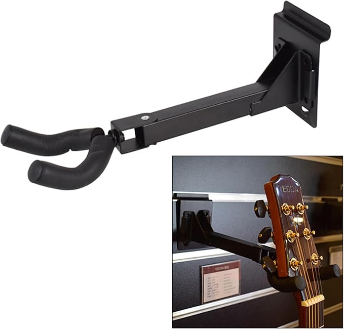 Ukuleles & Guitar Wall Hanger Bracket, Holder Stand, Wall Mount Hanger