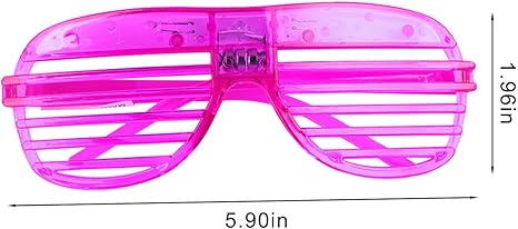 Led Party Glow Glasses Costumes Neon Flashing Plastic For Kids/Adult Dark Party Pool Party #3566z