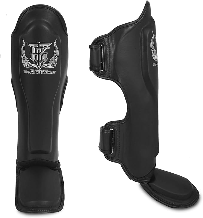 TOP KING Boxing Muay Thai Shin Guards Protector Protection