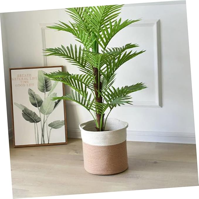 Exquisite Woven Storage Basket Multipurpose Household Flower Basket for Home Decor and Organization