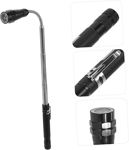 Flexible Hose Magnet Pickup Stick Bendable Construction Tools Magnetic Stick for Work