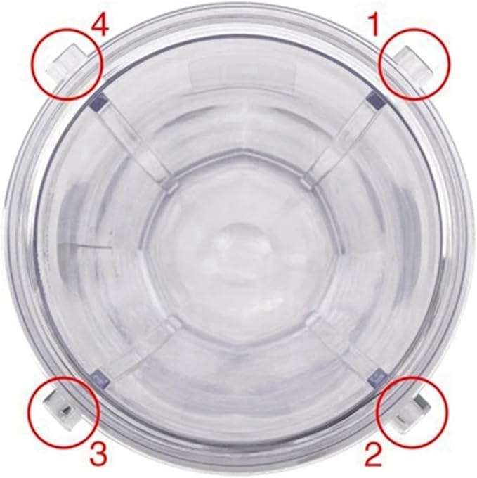 Blender Replacement Parts, 24Oz Cup 7 Fins Extractor Blade,Compatible For Nutri Ninja Auto IQ BN801 SS101 BL480-30 BL641