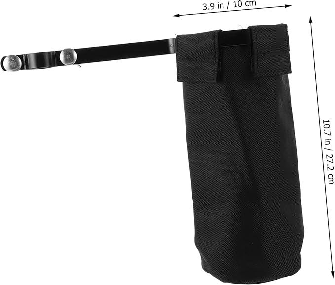 Totority Drumstick Bag Drumstick Bag Duffle Corduroy Bag Drumstick Bags Tote Bag Drumstick Container Bag Zipper Drum Stick Holder Thicken Drumsticks Package Hand Bags Black Oxford Cloth