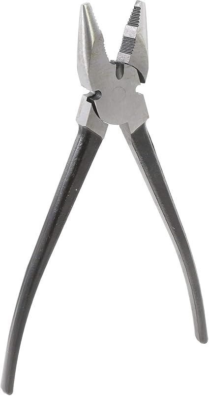 10" Premium Fence Pliers Round Nose Utica Style