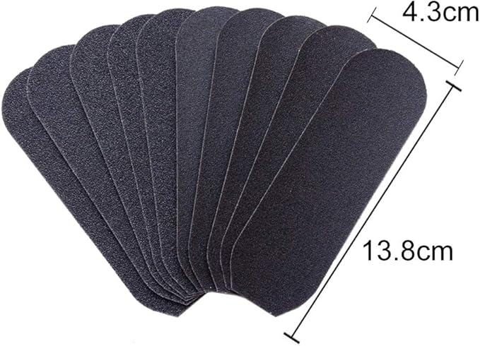 20 Pieces Foot File Replacement Pads Foot File Refills Abrasive Pedicure File Replacement Pads for Professional Stainless Steel Foot File Contain Fine and Coarse Replacement Grit Pads