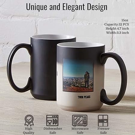 TANGLONG Color Changing Coffee Mugs 15oz Sublimation Mugs Magic Mug Heat Sensitive Coffee Mugs Tazas Magicas Para Sublimacion Set of 12
