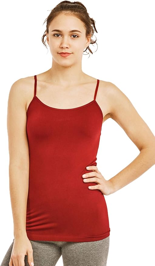 Women's Seamless Poly Camisole Regular and Plus Size