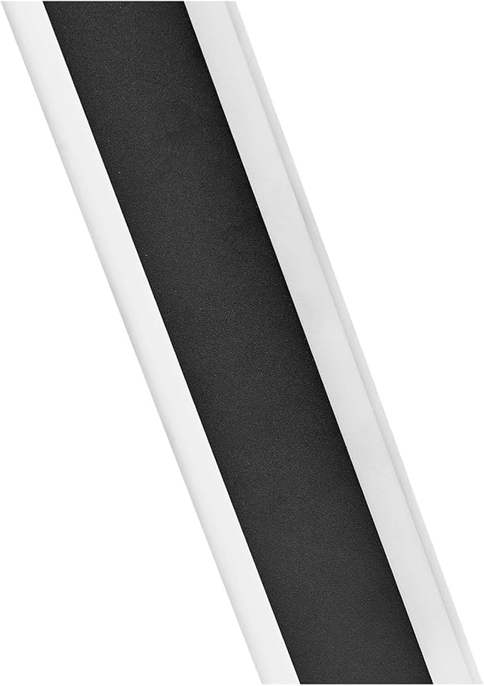 Modern Outdoor LED Wall Lamp 18W 3000K Warm Light Fixture for Aisles, Garages, and Porches - Black & White Design