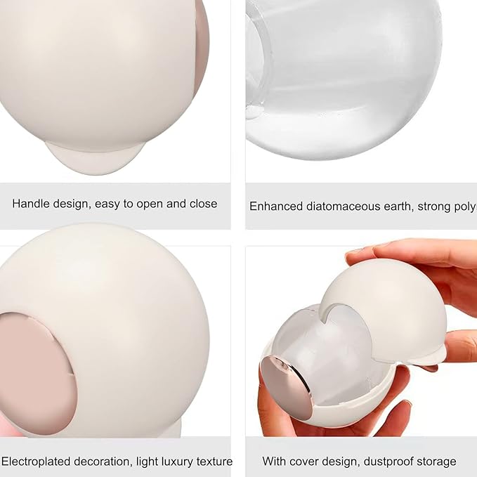 Lint Remover Ball, Washable Strong Stickiness Travel Lint Roller with Cover for Clothes, Sofas, Bedsheets, Carpets
