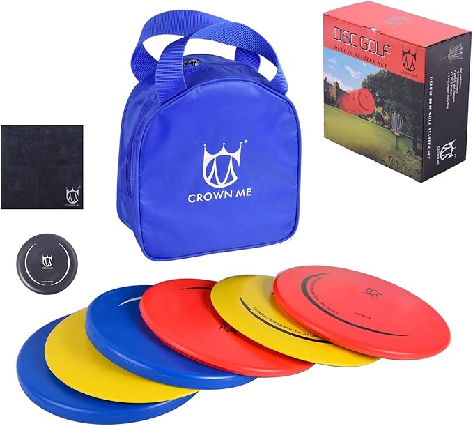 CROWN ME Disc Golf Set, Disc Golf Starter Set