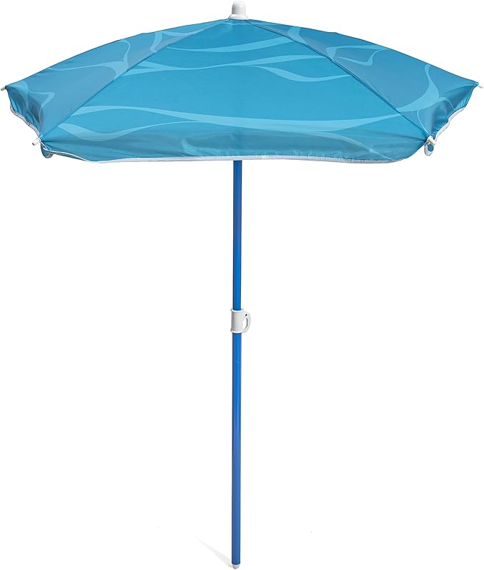 Step2 42-Inch Blue Wave Umbrella, Kids Shade Umbrella, For Any Outdoor Activity