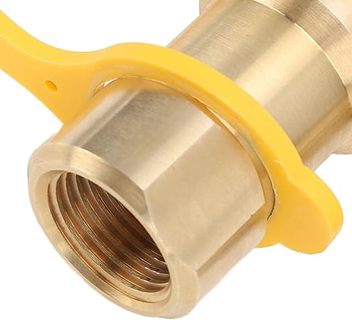 3pcs Gas Quick Connect Fittings, Gas Fittings Brass Gas Quick Connect Adapter Kit for Rv Trailer Van