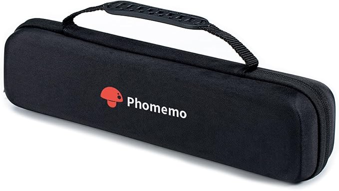 Phomemo Case, Compatible with Itari Tattoo Printer, COLORWING, Odaro, M08FD810P831TP81 Letter A4 Portable Printer, for HPRT MT800 Mobile Travel Printer Storage Holder Paper USB Cable(Box Only)