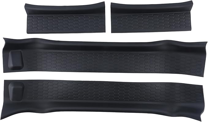 Door Sill Guards Kit Door Entry Guards Compatible with 2018-2024 Jeep Wrangler JL JLU Gladiator JT 4-Door Accessories Parts