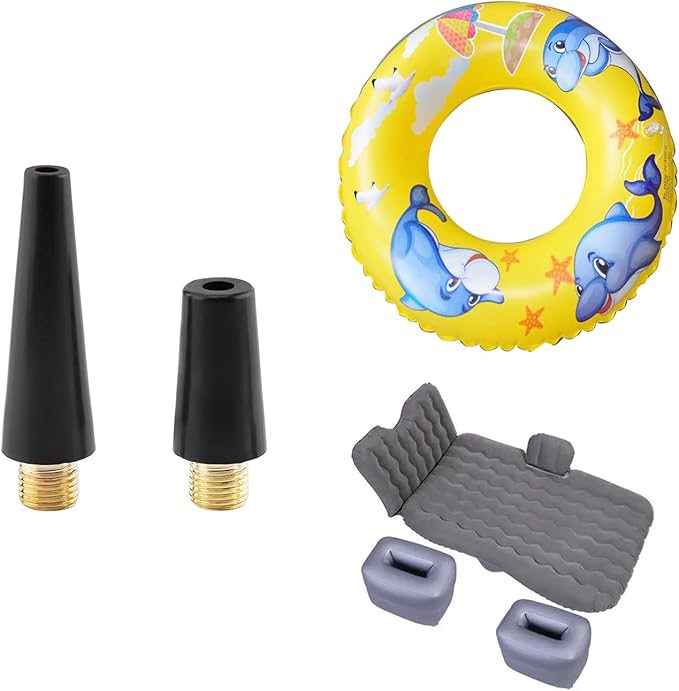 Needle Inflating Ball Tire Pump Adapter Kit Replacement for Portable Tire Inflator Air Comressor Air Nozzle Pump Adapter Kit for Inflatables, Sport Balls, Bicycles,Bike and inflator adapter kit,4pcs