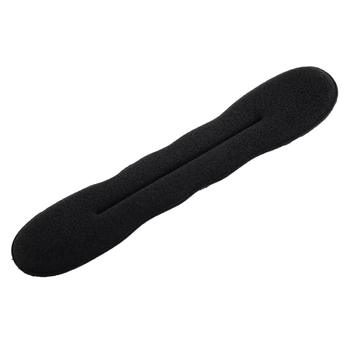 uxcell 8.5 Inches Long Sponge Hair Band Curle Tools Bun Maker Holder