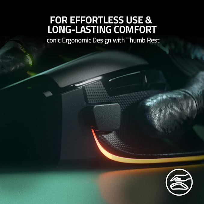 Razer Basilisk V3 - Ergonomic Wired Gaming Mouse