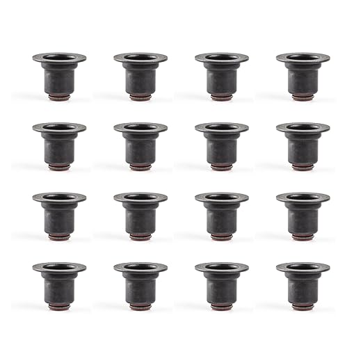 16Pcs Valve Stem Seal 11340033950 Compatible with BMW Mini Cooper R55 R56 R57 R58 N12 N16 N18 1.6T 2006-2013