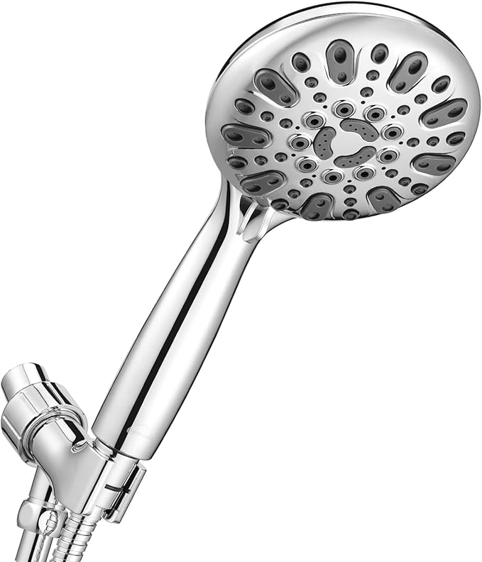 Handheld Shower Head, 6 Spray Setting High Pressure Shower Head