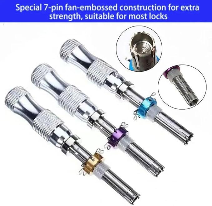 Unifizz Tubular Tool Stainless Steel Screwdriver Anti Slip Manual Tool Hexagonal Wrench Parts Home Set,Pick Gasket Tool Set Stainless Steel Hand Repairs Auto Hooks Seal and for Tubular Seal LX203