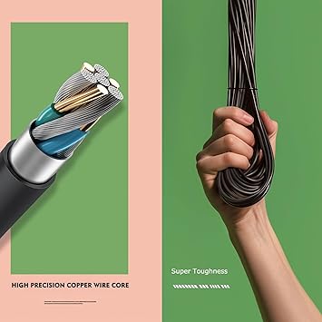 Waterproof Extension Cord, 2 Pin Outdoor Extension Cable with Male and Female Connectors, Wire for Duewot Solar Outdoor String Strip Lights Garden lamp