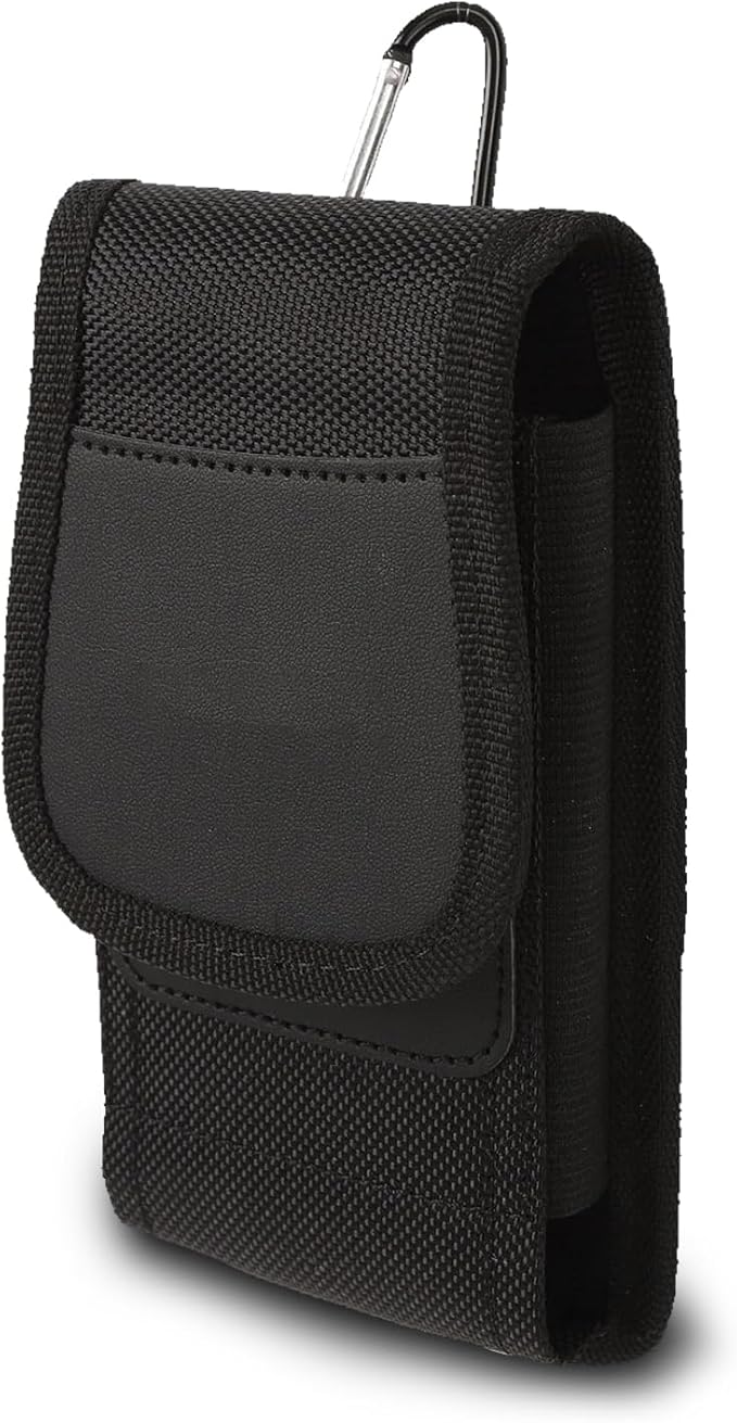 Cell Phone Purse, Nylon Belt Clip Phone Pouch with Card Slot Phone Holder Fits for 11.9cm/4.7in to 15.5cm/6.1in Smart Phones