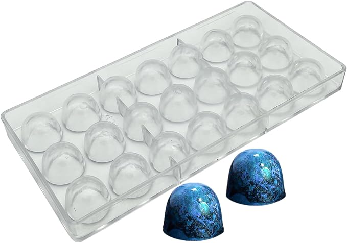 Bell Shape Chocolate Bonbon Mold Polycarbonate Truffle Mould Homemade Chocolates Covered Candy DIY Tool