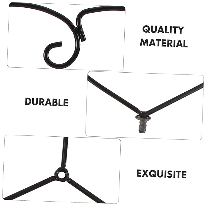 Eco Bottle Hanger Iron Bracket Flowerpot Rack Display Stand Holder for Home and Office