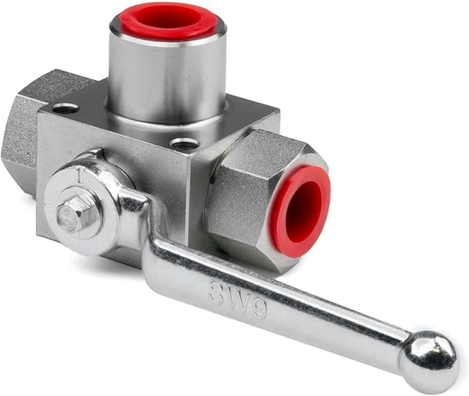 High Pressure Hydraulic Valve,3 Way High Pressure Ball Valve Shut Off Valves,Hydraulic Ball Valves 7250 PSI(NPT14)