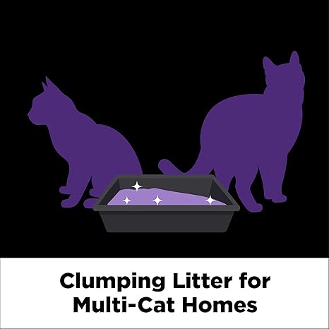 Arm Hammer Platinum SLIDE Easy Clean, Clumping Litter, Multi-Cat, 37 Lbs