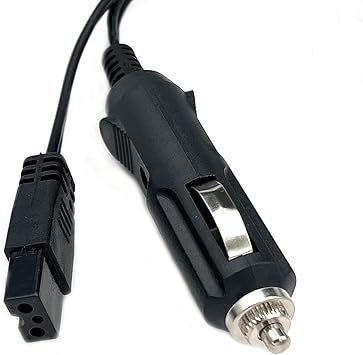 12V DC Car Cooler Power Cable,2 Pin Lead Car Cooler Box Mini Fridge Replacement Portable Extension Cord for Igloo,Wagan,Juggernog Cooler,Car Travel 3M