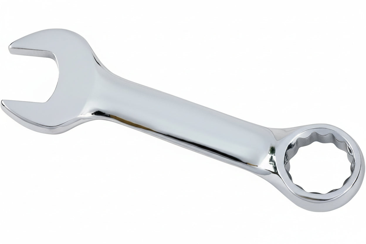 13/16" Fully Polished Stubby Combination Wrench