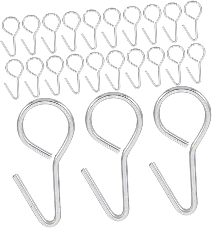Enhance Car Seat Comfort 50pcs Metal S-Hook Seat Cover Installers Easy Fit