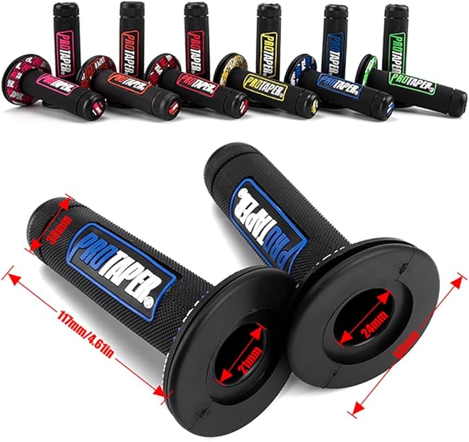 78" Motorcross Handle Grips Dirt Bike 22mm 24mm Truster Grips Motorcycle Ergonomic Bar End Non Slip Grip Gel Gep Scooter Cruiser Racing Mountain