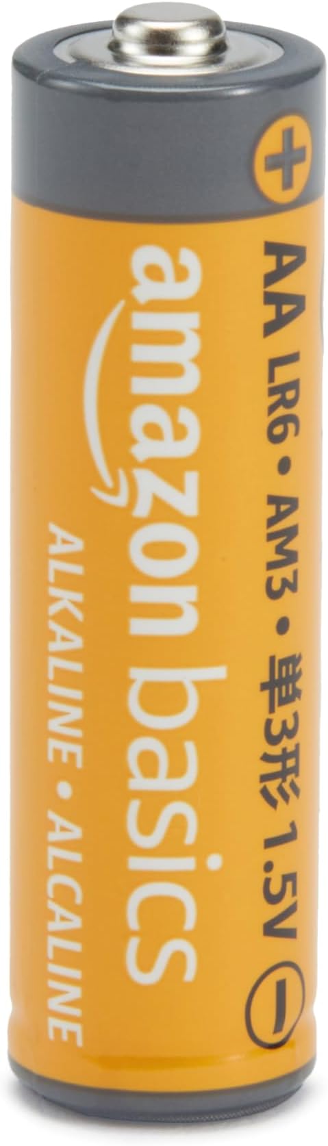 Basics 8-Pack AA Alkaline High-Performance Batteries, 1.5 Volt, 10-Year Shelf Life