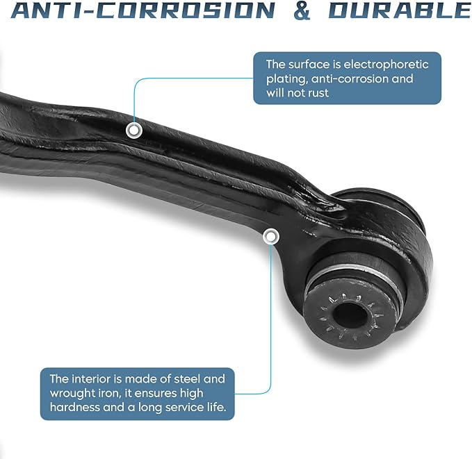 K80942 Front Upper Control Arm with Ball Joint for Cadillac Escalade ESV/EXT 2002-2006 for Chevrolet Avalanche/Express 1500 2500/Silverado/Suburban 1500 for GMC Savana 1500 2500/Sierra Yukon XL