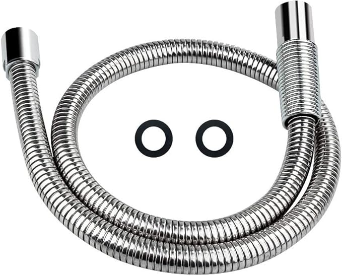 KWODE Pre-rinse Sprayer Hose Replacement Kit for Commercial Kitchen Sink Faucet, 44” Length Stainless Commercial Dish Spray Hose Parts